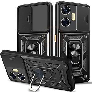 Armor Bumper Back Cover Case for Realme