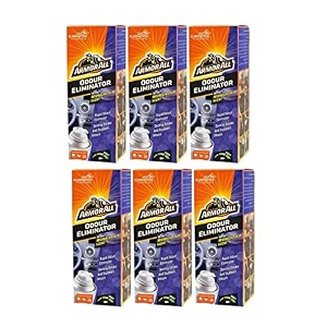 armorall odour eliminator with midnight air acent - rapid odour eliminator - destroy smoke and stubborn odours - pack of 6