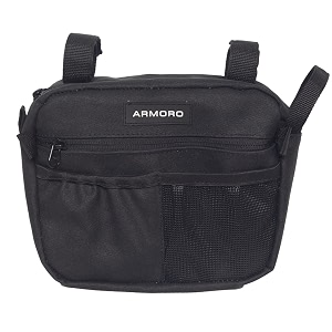 grab handle storage bag for 4x4  compatible with thar thar roxx maruti gypsy jimny jeep gurkha  grab handle bar organizer off-road gear storage interior accessory  black