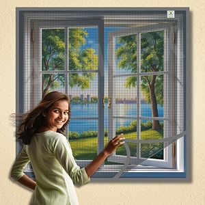 ARMORX Fiberglass Window Mosquito Net Stitched