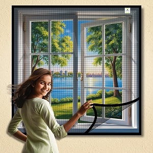ARMORX Fixed Size Fiberglass Window Mosquito Net
