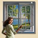 ARMORX Fiberglass Window Mosquito Net Stitched