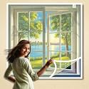 ARMORX Fiberglass Window Mosquito Net Stitched