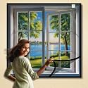 ARMORX Fixed Size Fiberglass Window Mosquito Net