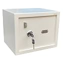 ARMOUR 59 Litre 28 Kg Mechanical Key Safe Locker - Mild Steel Security Lock Box For Home Office Hotel Shop - Ultra Manual Key Locking System - Metal Deposite Safety Solution (16 x 16 x 18 IN, Ivory)