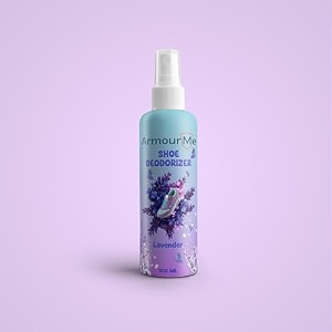 shoe spray  shoe deodorizer  shoe spray smell eliminator for shoes and sandal  men amp women extra strength shoe odor eliminator  socks deodorize lavender 200 ml pack of 1