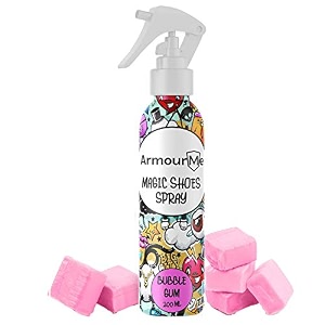 magic shoe spray  kids feet amp sweat odor eliminator  extra strength shoe odor eliminator 200 ml - bubble gum scent