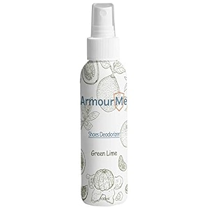 shoe spray  shoe deodorizer  shoe spray smell eliminator for shoes and sandal  men amp women extra strength shoe odor eliminator  socks deodorize green lime 100 ml pack of 1