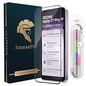 ArmourPro Military-Grade Tempered Glass for Redmi Note