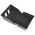 Armrest Console Organizer Tray with Key Box Compatible with Tesla Model 3 and Model Y 2017 2018 2019 2020 Models ABS Black Insert Storage Tray(Flocking style)