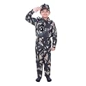 Army Dress for Kids | Indian Military Soldier Fancy Dress Costume | Polyester Fabric | Army Uniform for Boys &amp; Girls | School Fancy Dress, Role Play, Independence Day &amp; Republic Day