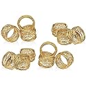Handmade Wood Napkin Ring Set with Napkin Rings ((CWW- 05-12))