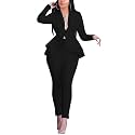 Aro Lora Pant Suits for Women Dressy Casual 2 Piece Outfits