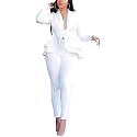 Aro Lora Pant Suits for Women Dressy Casual 2 Piece Outfits