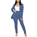 Aro Lora Pant Suits for Women Dressy Casual 2 Piece Outfits