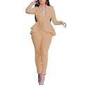 Aro Lora Pant Suits for Women Dressy Casual 2 Piece Outfits