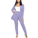 Aro Lora Pant Suits for Women Dressy Casual 2 Piece Outfits