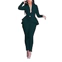 Aro Lora Pant Suits for Women Dressy Casual 2 Piece Outfits