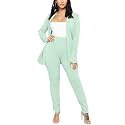 Aro Lora Pant Suits for Women Dressy Casual 2 Piece Outfits
