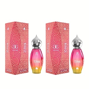 arochem taj edition zoya 9 ml pure perfume no alcohol unisex perfume roll on -pack of 2