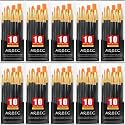 AROIC Paint Brush Set, 10 Pack 100 Pcs Acrylic Paint Brushes
