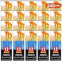 AROIC Painting Brush Set, 20 Packs /240 Pcs, Nylon Brush Head, Suitable for Oil and Watercolor, Perfect Suit of Art Painting, Best Present for Painting Enthusiasts