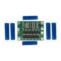 AROIDE BMS Protection Board 3S 40A 11.1V 12.6V With 6* 18650 Li-Ion Lithium 1200 mAH Blue Battery Combo Electronic Components Electronic Hobby Kit