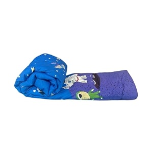 aroma brand- cotton winter cartoon kids single bed comforterac quilt for boys and girls size 60  100 inches cream animals