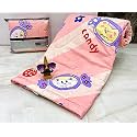 Aroma Brand- Cotton Winter Cartoon Kids Single Bed Comforter/AC Quilt for Boys and Girls (Size 60 * 100 inches) (Peach-Candies)| TC - 250