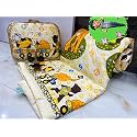Aroma Brand- Cotton Winter Cartoon Kids Single Bed Comforter/AC Quilt for Boys and Girls (Size 60 * 100 inches) (Yellow-Giraffe)| TC - 250