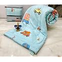 Aroma Brand- Cotton Winter Cartoon Kids Single Bed Comforter/AC Quilt for Boys and Girls (Size 60 * 100 inches) (Sky-Buses)| TC - 250