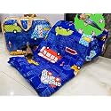 Aroma Brand- Cotton Winter Cartoon Kids Single Bed Comforter/AC Quilt for Boys and Girls (Size 60 * 100 inches) (Blue-Buses)| TC - 250