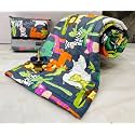 Aroma Brand- Cotton Winter Cartoon Kids Single Bed Comforter/AC Quilt for Boys and Girls (Size 60 * 100 inches) (Grey-Animals)| TC - 250