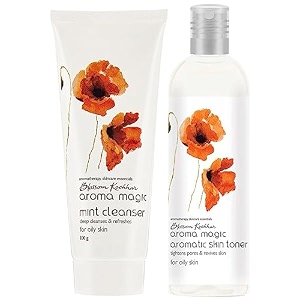 aroma magic aromatic skin toner 100ml and aroma magic mint cleanser 100 gm
