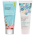 Aroma Magic Mineral Glow Scrub, 100ml &amp; White Tea And Chamomile Face Wash, 100ml Combo