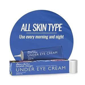 aroma magic under eye cream  nourishes reduces wrinkles repairs amp firms the skin prevents signs of aging  olive butter amp rice bran oil lavender amp rosemary essential oils - 20 gm