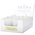 Aroma Naturals Votive Candles with White, Patchouli and Frankincense, Meditation, 6 Count