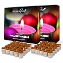 Aromahpure Scented Decorative Tealight Candles | Wax Tealight Candle | 10 gm, 200 Pcs | Vanilla Fantasy Smokeless Candles | 3 Hours Burning Time Guaranteed | for Home Decoration &amp; Celebration