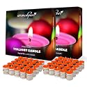 Aromahpure Scented Decorative Tealight Candles | Wax Tealight Candle | 10 gm, 200 Pcs | Tangy Orange Smokeless Candles | 3 Hours Burning Time Guaranteed | for Home Decoration &amp; Celebration