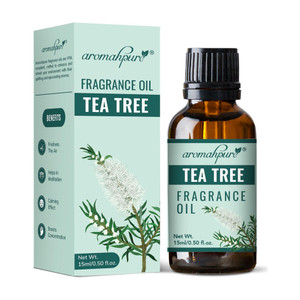 aromahpure tea tree aroma oil for home fragrance  helps in meditation best for aromatherapy ifra certified