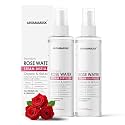AromaMusk Organic Rose Water for Face &amp; Skin - 200ml (Pack Of 2 x 100ml) | Steam Distilled Gulab Jal Spray | Natural Toner, Hydrating Mist, Facial Cleanser | For Oily, Dry, Sensitive Skin | Alcohol &amp; Paraben Free