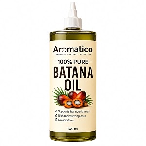 aromatico batana oil for scalp massage frizzy hair  for hair fall amp growth control  nourishing scalp amp strengthening treatment non-sticky amp fast-absorbing oil - 100ml