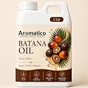 AROMATICO Batana Oil for Scalp Massage, Frizzy Hair | For Hair Fall &amp; Growth Control | Nourishing Scalp &amp; Strengthening Treatment| Non-Sticky &amp; Fast-Absorbing Oil - 1Ltr