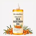 AROMATICO Sea Buckthorn Oil, Cold Pressed for Glowing Skin, Face &amp; Hair for Daily Care | Omega 3,6,7 &amp; 9 Rich Berry Pulp Oil for Uneven tone, Acne &amp; Dry Skin | DIY Beauty - 100ml