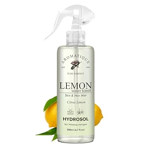 aromatique lemon tonerwatermisthydrosol for skin and hair - refreshing hydrating and revitalizing 200ml