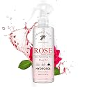 Aromatique Rose Water Spray | 100% Pure &amp; Natural Rose Hydrosol Mist for Face, Skin, Hair &amp; Body | Alcohol-Free Toner &amp; Refreshing Mist | 200ml