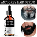AroMine Beard Oil Serum for Grey Hair – Natural Black Beard Solution (30 ml)
