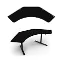 Arozzi Arena Angelo Gaming Desk Pad Pure Black