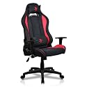 Arozzi Torretta Super Soft Upholstery Fabric Gaming Chair, Breathable Fluid-Repellent Ergonomic Office Chair with Adjustable Height, 3D Armrest &amp; 2 Supportive Pillows (Red)