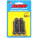 ARP 742-1750 Black Oxide 3/8-24" Fine RH Thread 1.750" UHL 12-Point Bolt with 3/8" Socket and Washer, (Set of 5)